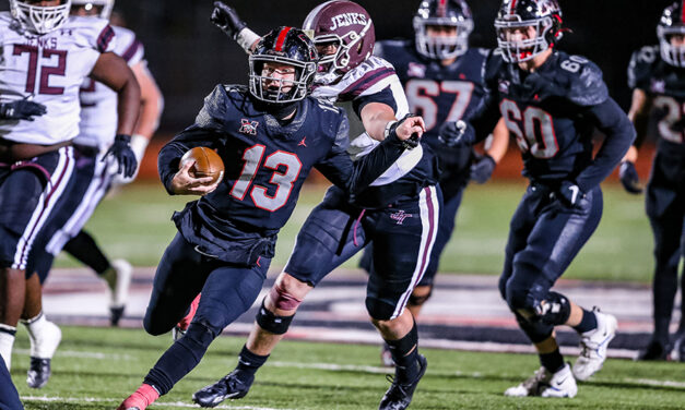 Mustang surrenders 22 unanswered points in 34-31 quarterfinals loss to Jenks