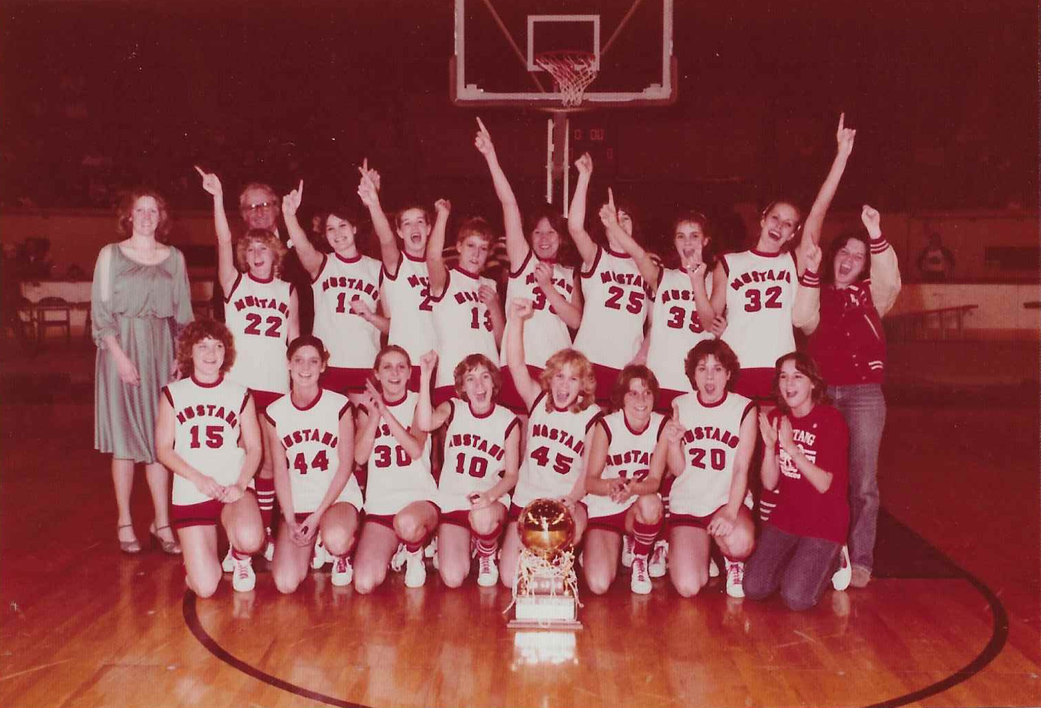 2024 Mustang Hall of Fame 1980 Mustang Broncos Girl Basketball Ignited